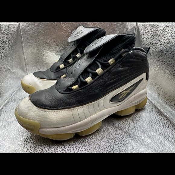 RARE 🚀 Size 10.5 - Reebok Shoes - 2018 Iverson‎ Legacy Mens - Black White Red - Picture 7 of 11